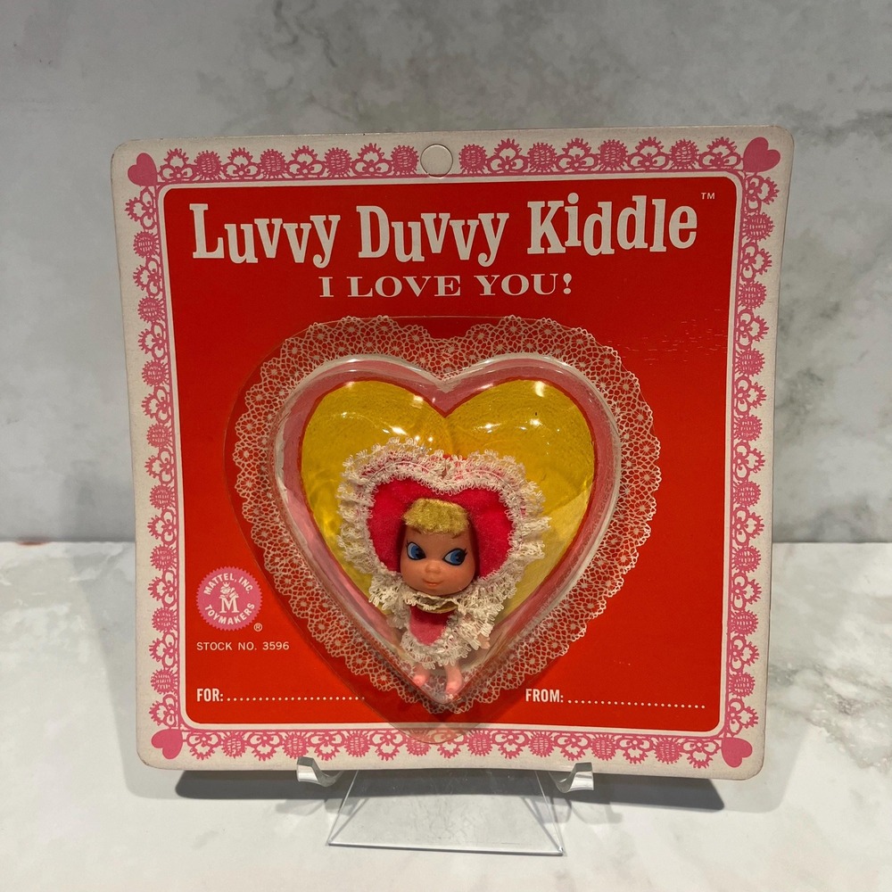Mattel Liddle Kiddle Doll "Luvvy Duvvy Kiddle" 1968 NIB Valentine